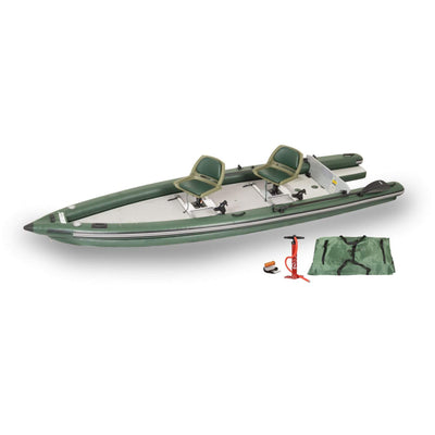 Sea Eagle FishSkiff16 Swivel Seat Inflatable Fishing Boat (FSK16K_SW)
